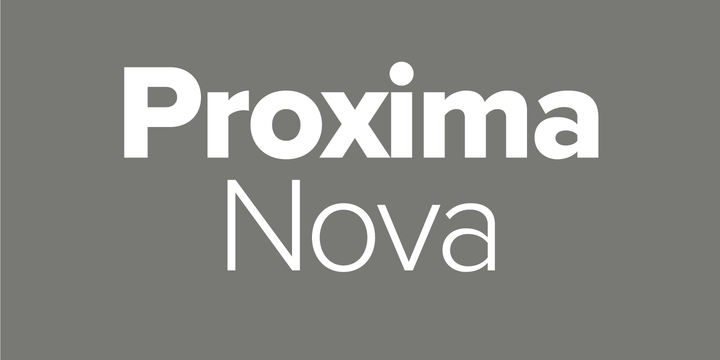 Police Proxima Nova