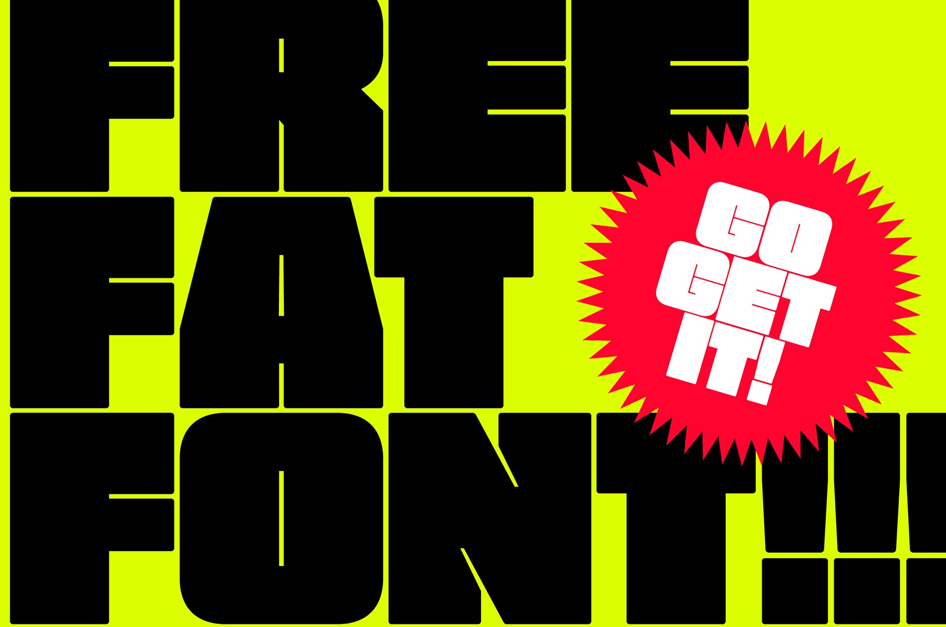 Police Free Fat Font