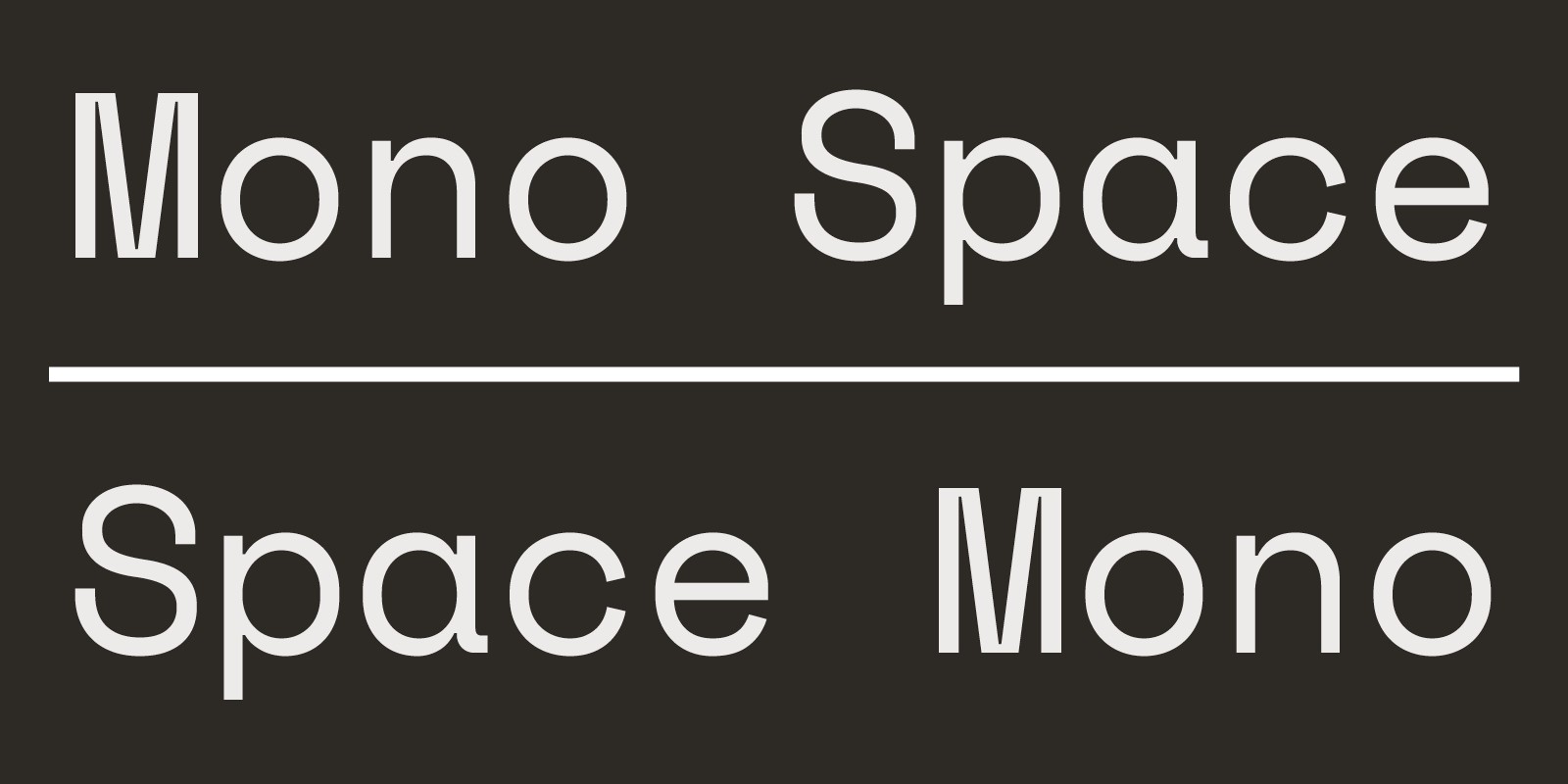 Police Space Mono