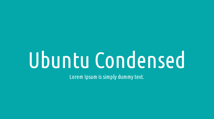 Police Ubuntu Condensed