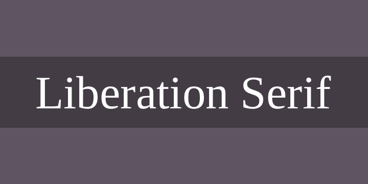 Police Liberation Serif
