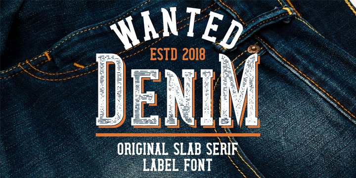 Police Wanted Denim