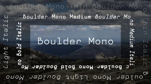 Police Boulder Mono