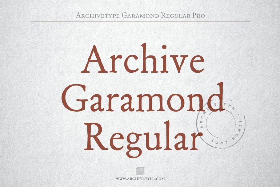 Police Archive Garamond