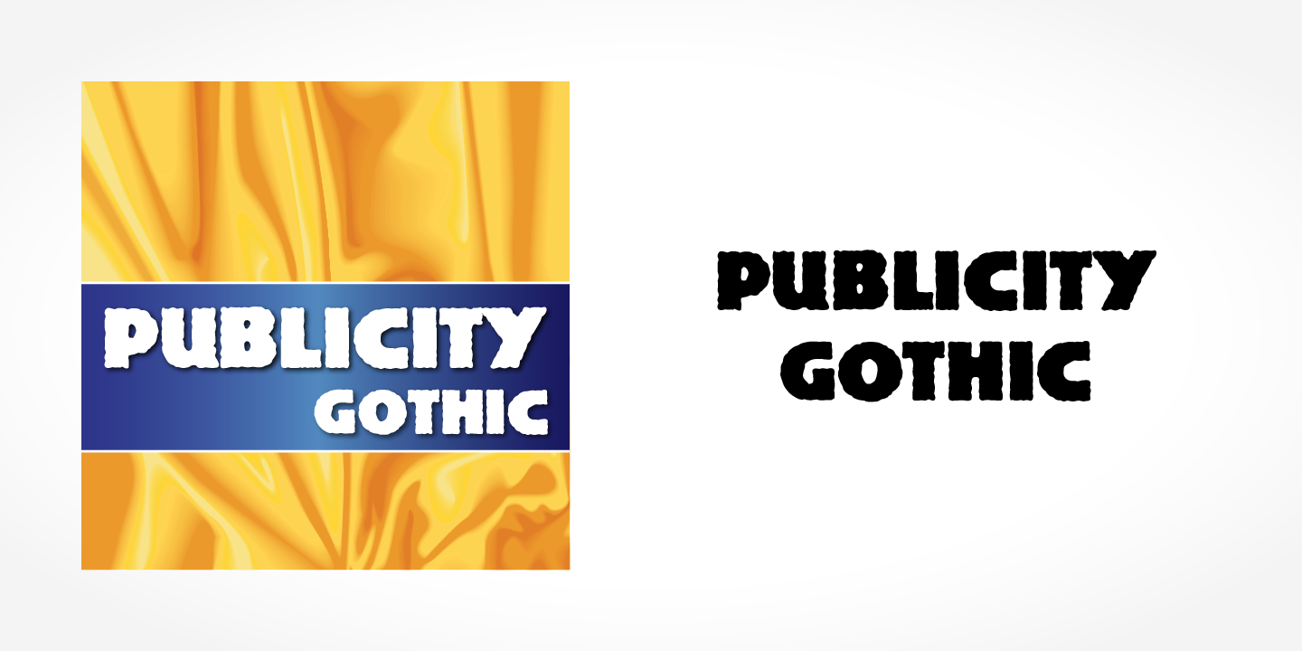 Police Publicity Gothic