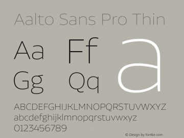 Aalto Sans Pro