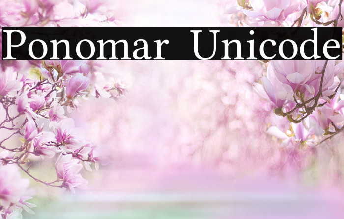 Police Ponomar Unicode