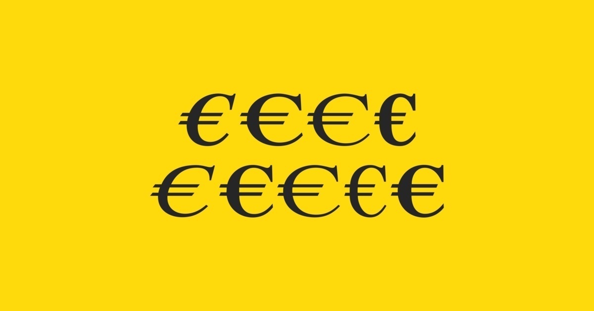 Police Euro Serif