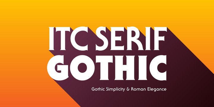 Police ITC Serif Gothic