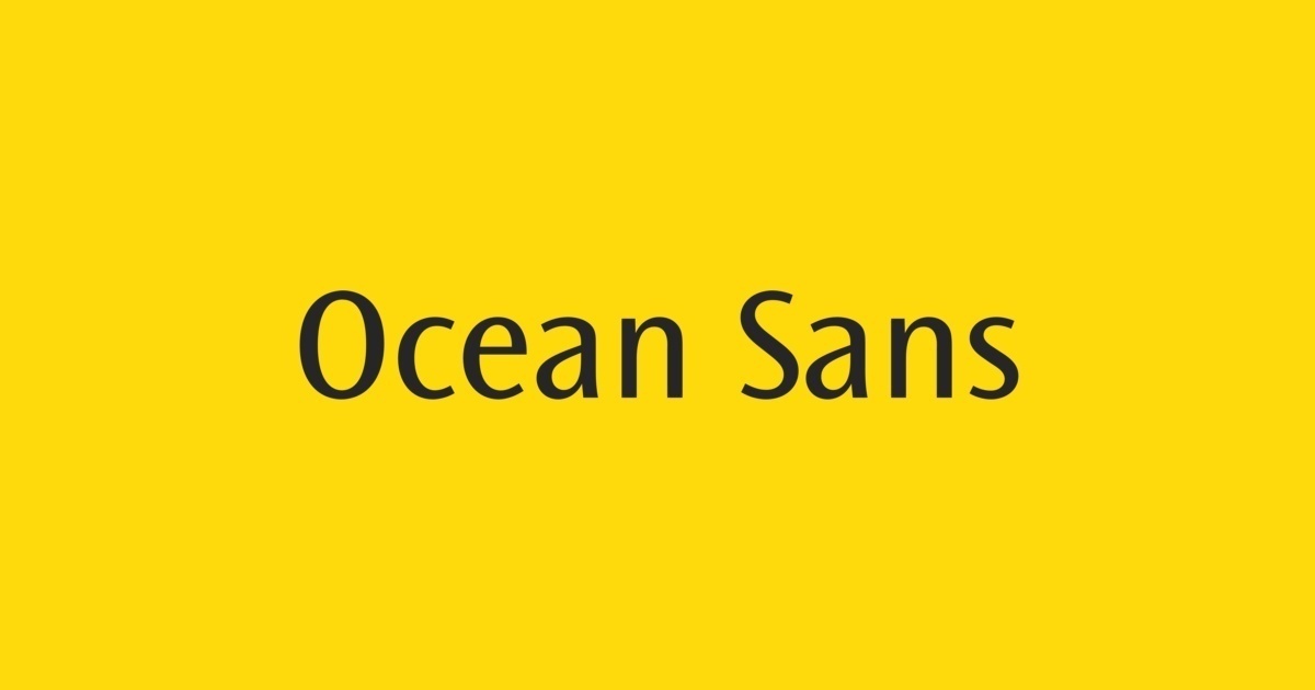 Police Ocean Sans