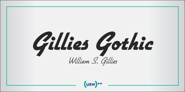 Police Gillies Gothic