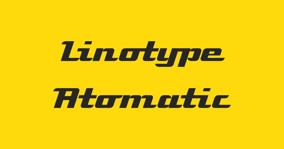 Police Linotype Atomatic