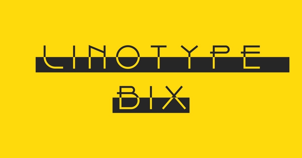 Police Linotype Bix