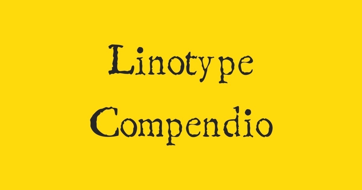 Police Linotype Compendio