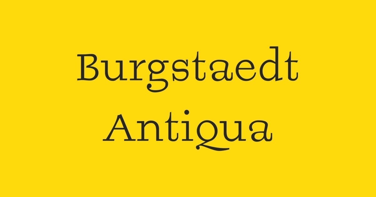 Police Burgstaedt Antiqua