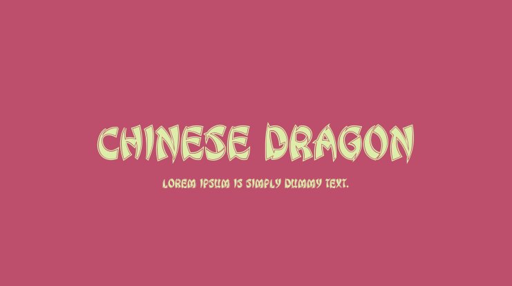 Police Chineze Dragon