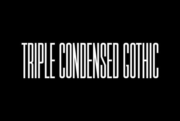 Police Triple Condensed Gothic