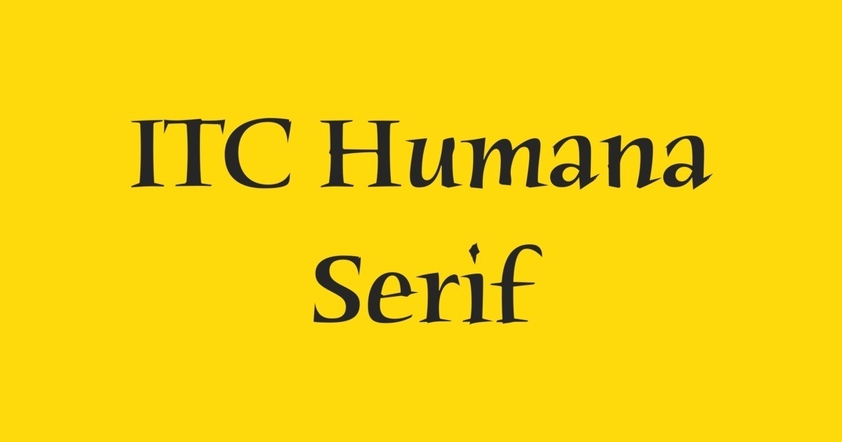 Police Humana Serif