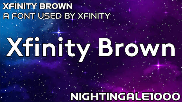 Police Xfinity Brown