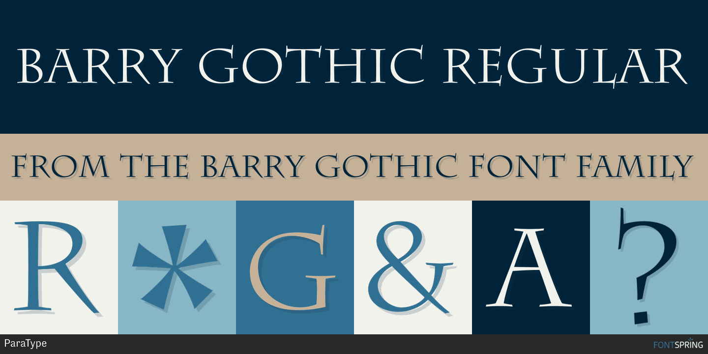 Police Barry Gothic