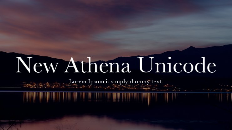 Police New Athena Unicode