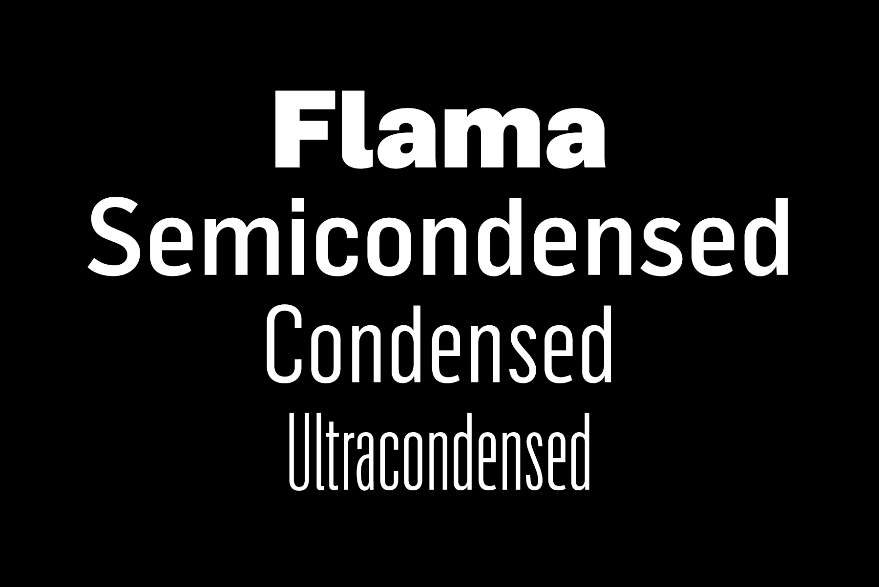 Police Flama Ultra Condensed