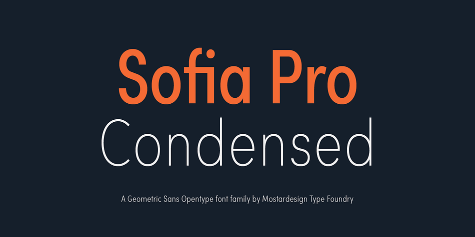 Police Sofia Sans Condensed