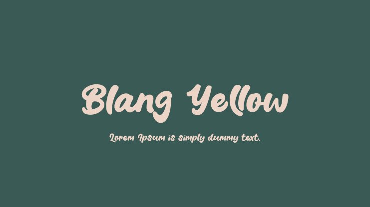Police Blang Yellow