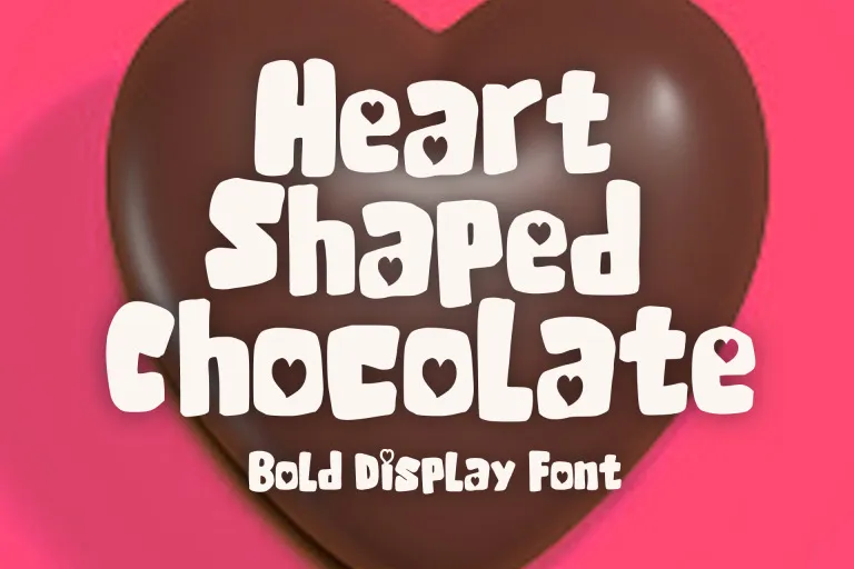 Police Heart Shaped Chocolate