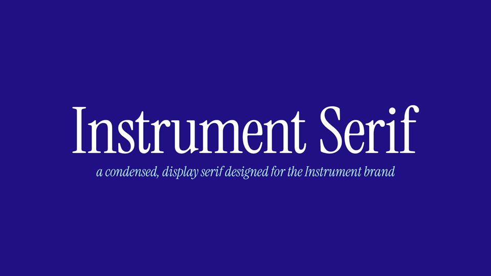 Police Instrument Serif