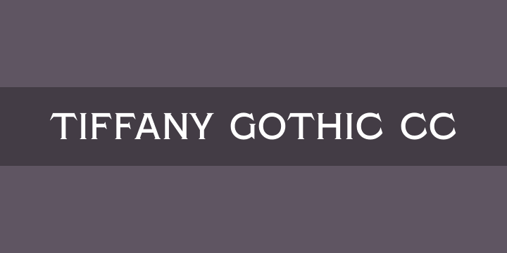 Police Tiffany Gothic CC