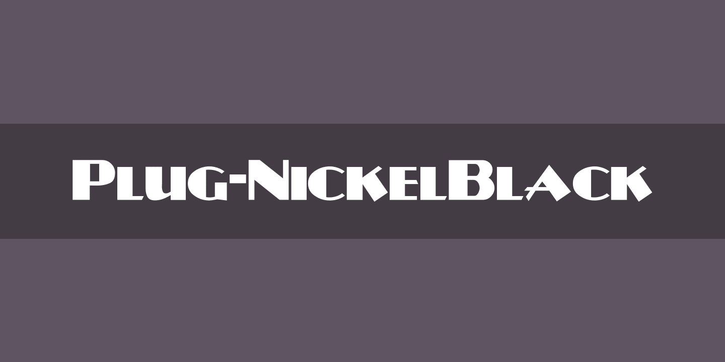 Police Plug-NickelBlack
