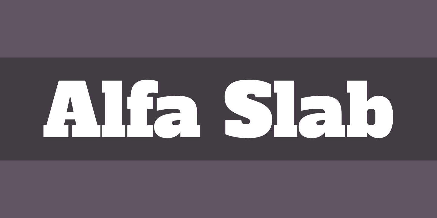 Police Alfa Slab