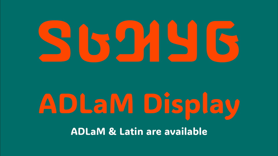 Police ADLaM Display