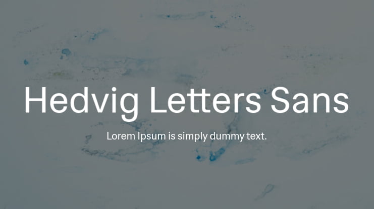 Police Hedvig Letters Sans