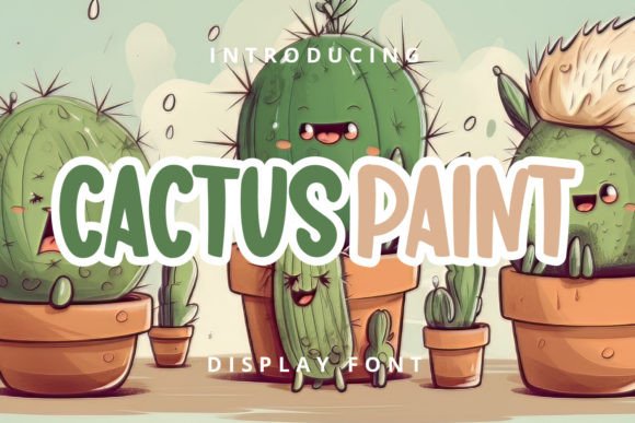 Police Cactus Paint
