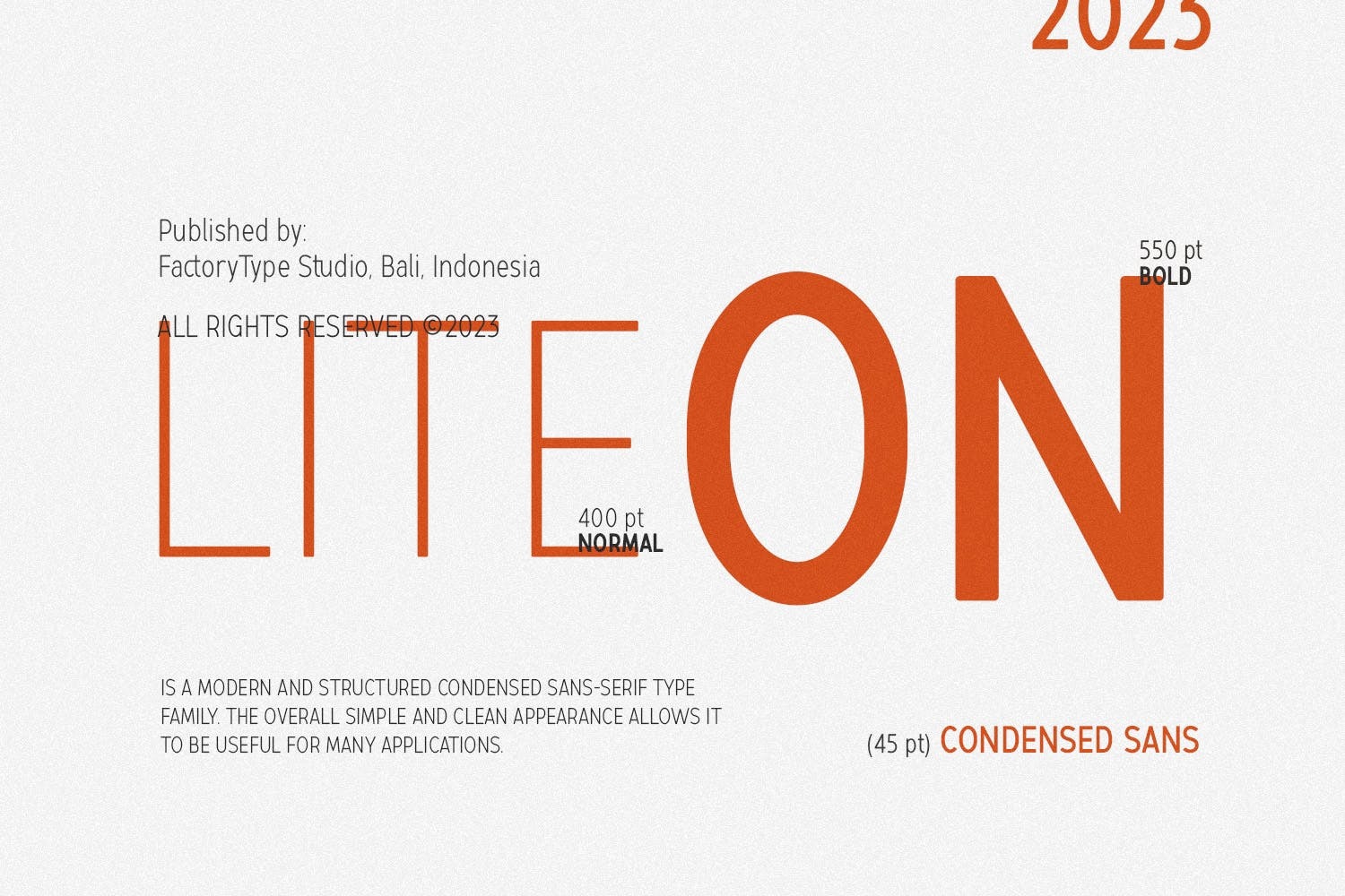 LiteOn Condensed