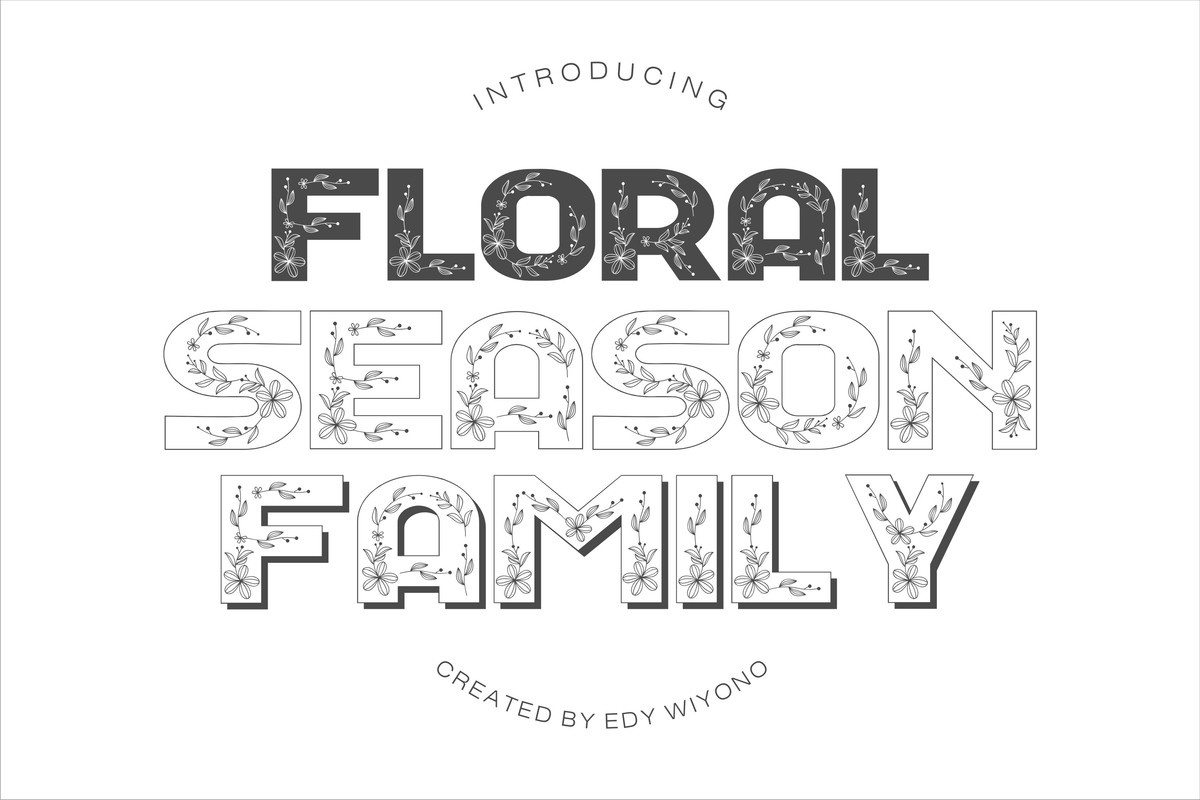 Police Floral Season Family