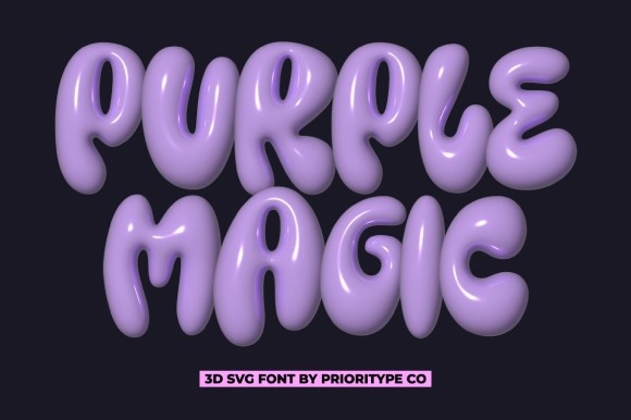 Police Purple Magic SVG