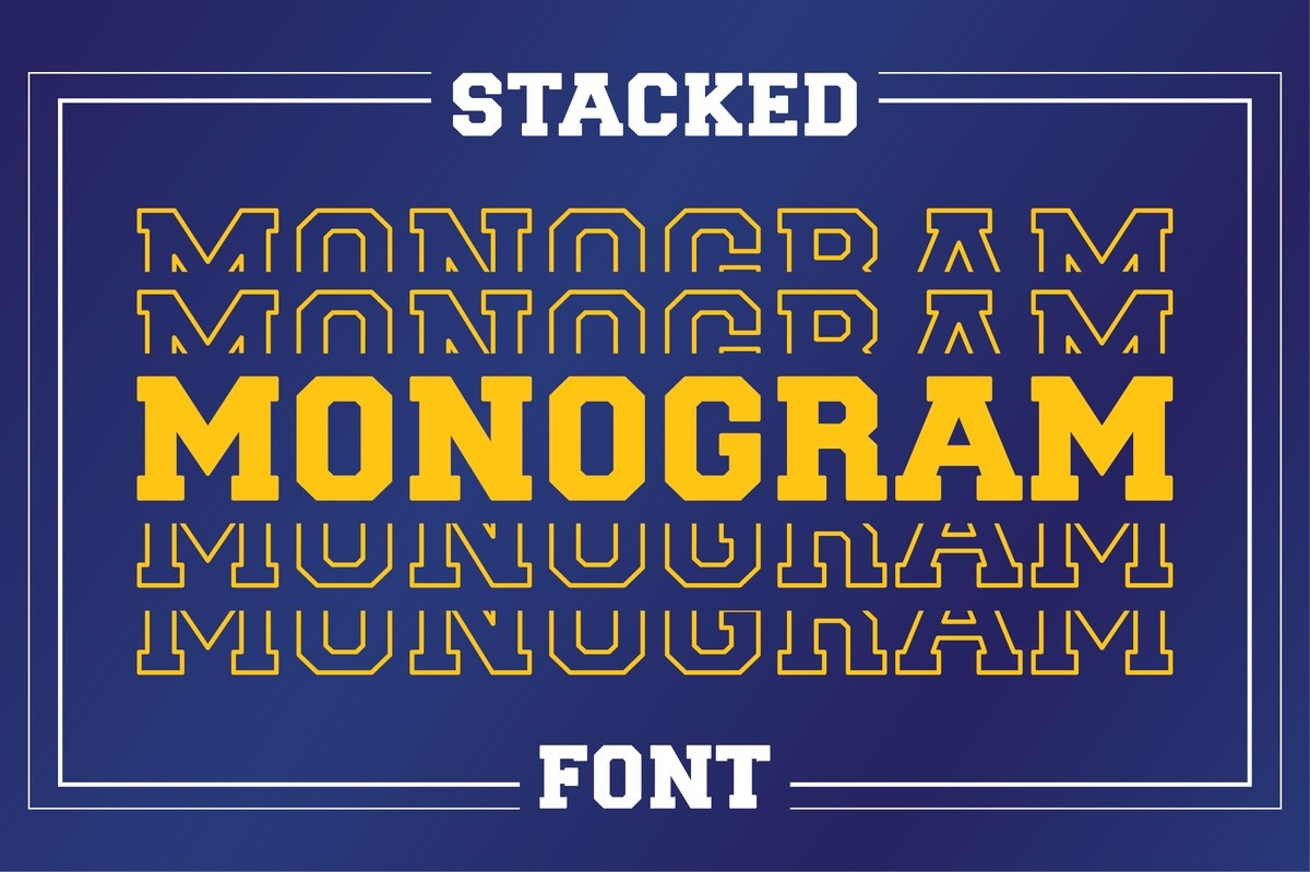 Stacked Monogram