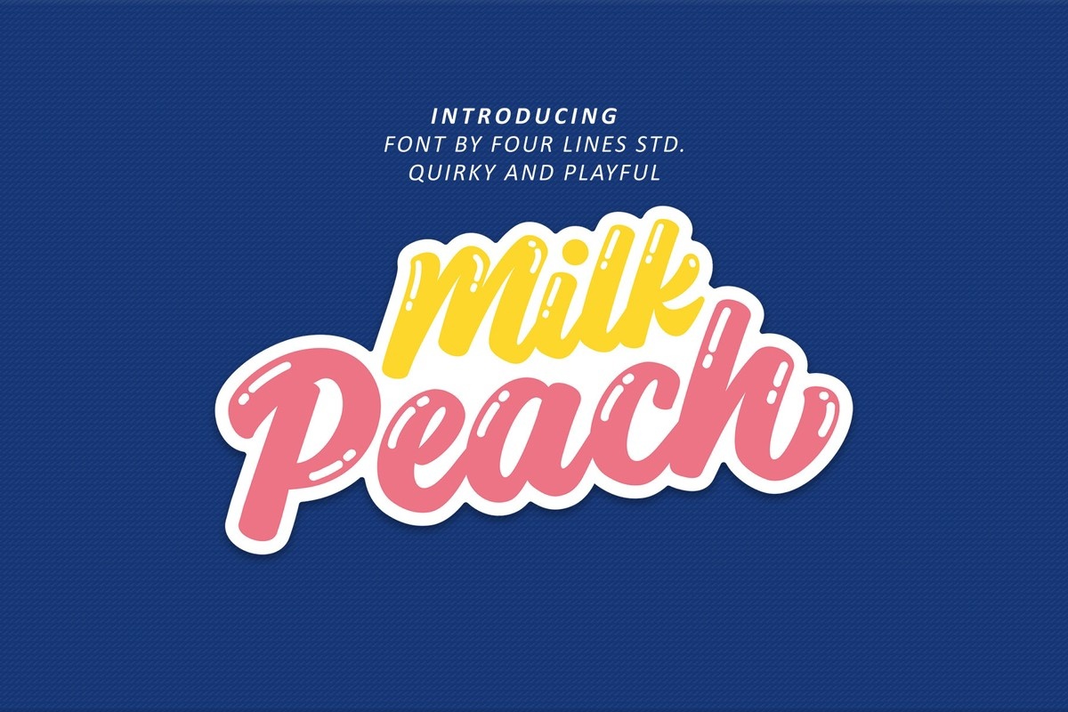 Police Milk Peach