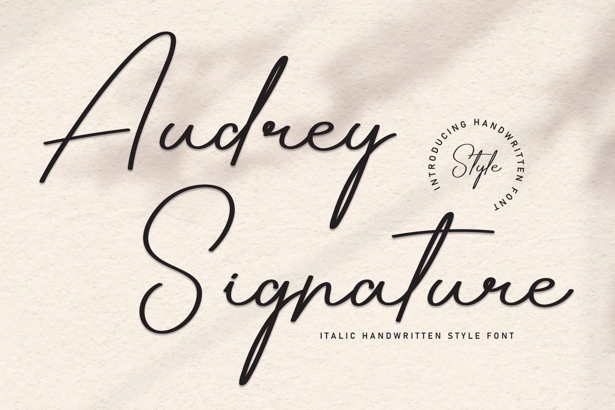 Police Audrey Signature