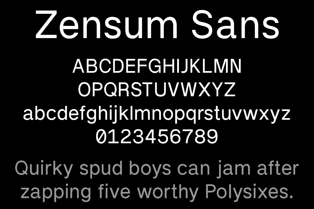 Zensum Sans