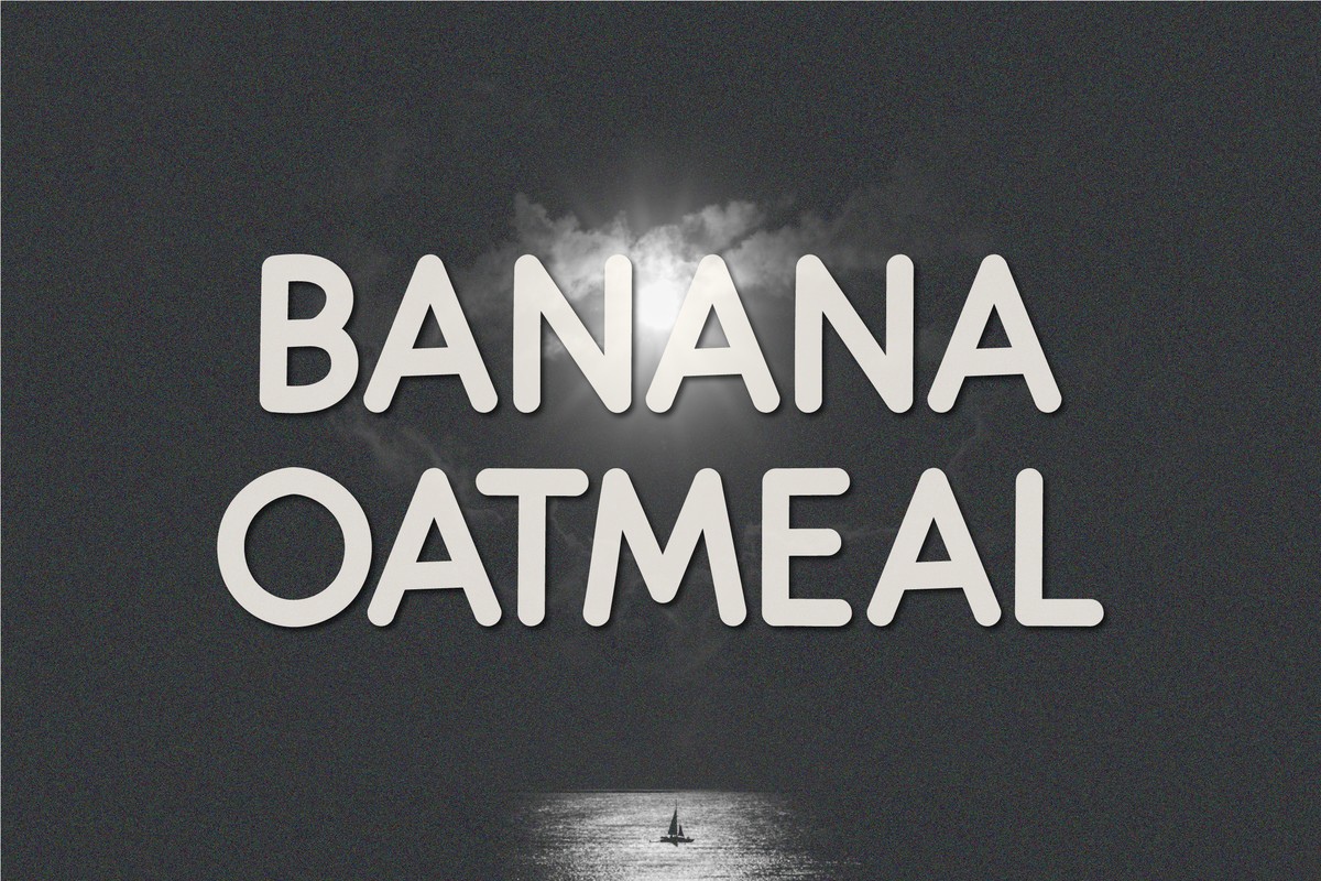 Police Banana Oatmeal