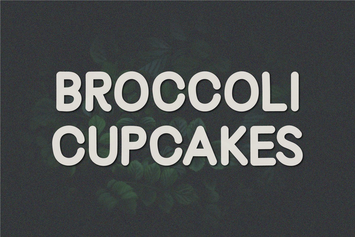 Police Broccoli Cupcakes