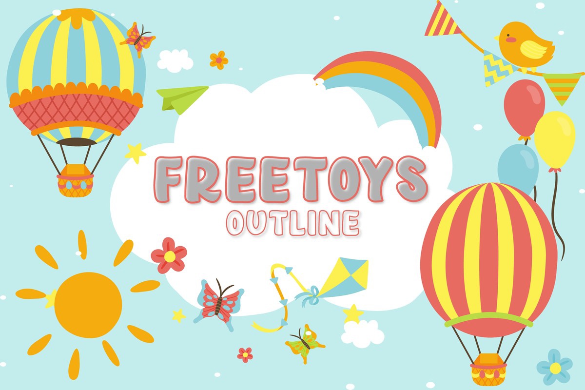 Police Freetoys Outline
