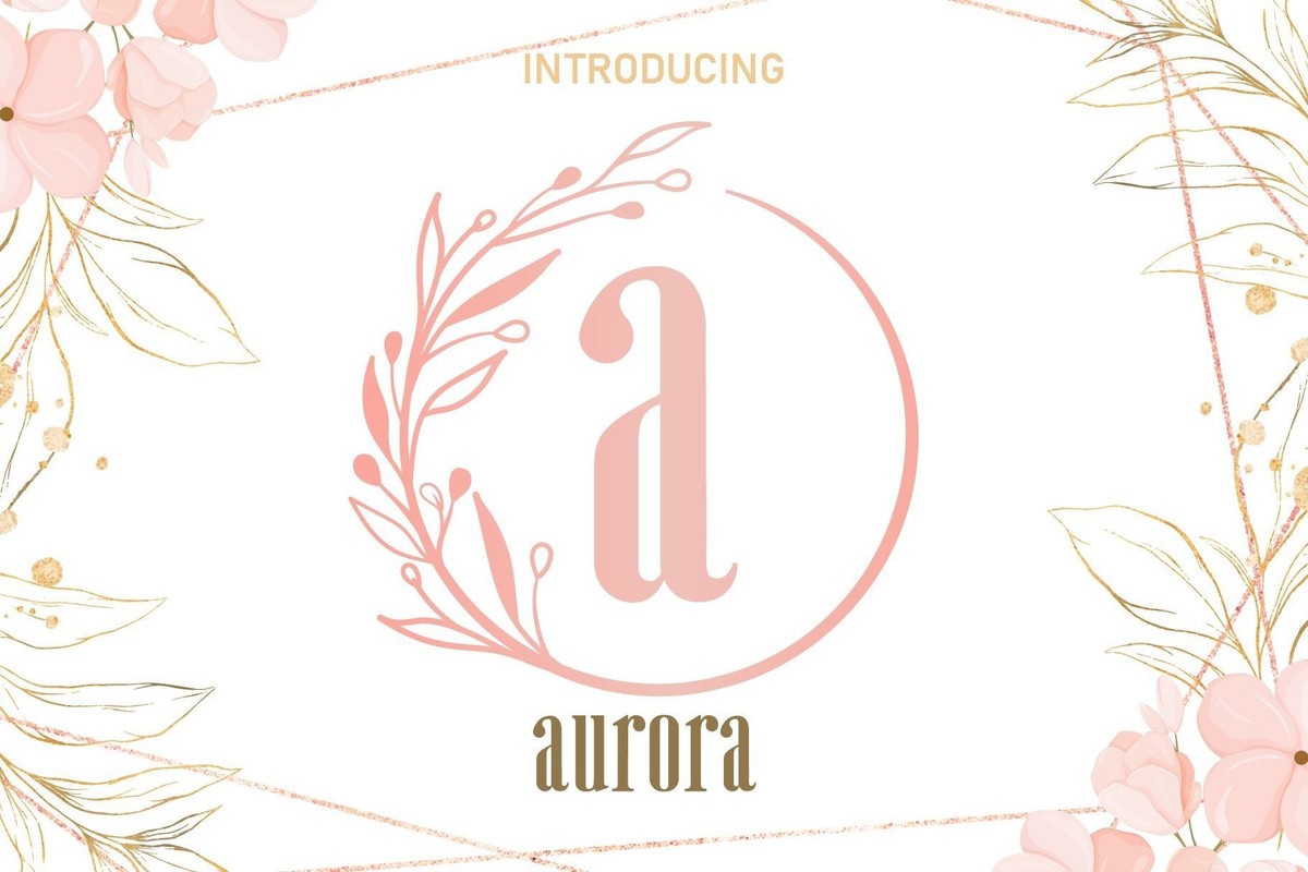 Police Aurora Leaf Circle Monogram