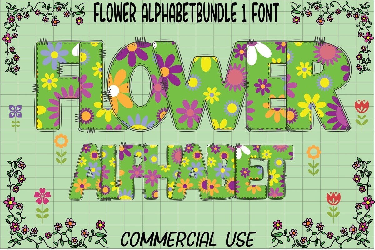 Police Flower Alphabet