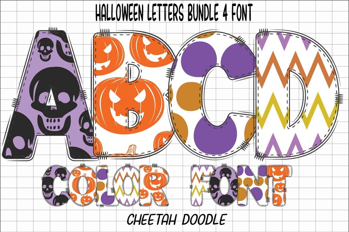 Police Halloween Letters