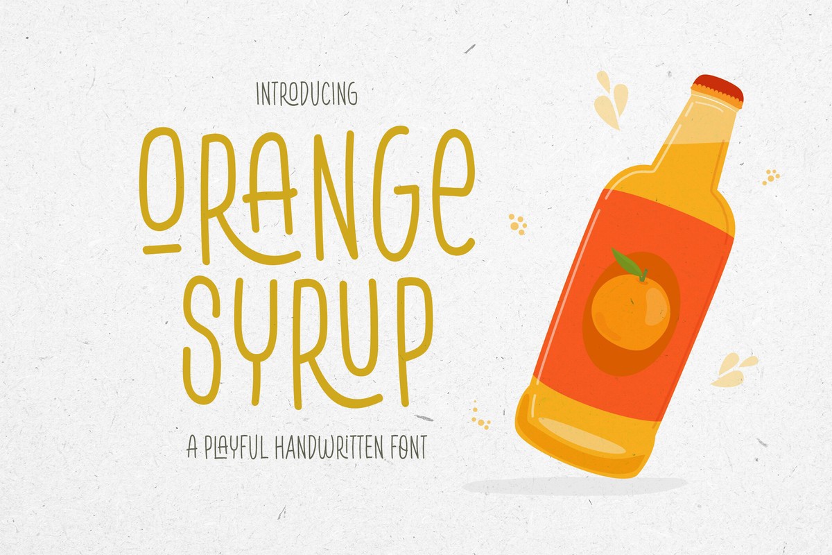 Police Orange Syrup